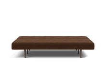 Load image into Gallery viewer, Recast Sleeper Sofa Dark Styletto bed front - 359 Taura Cappuccino