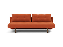 Load image into Gallery viewer, Recast Sleeper Sofa Dark Styletto sofa front - 412 Esina Rust Orange