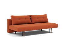 Load image into Gallery viewer, Recast Sleeper Sofa Dark Styletto sofa 3/4 - 412 Esina Rust Orange