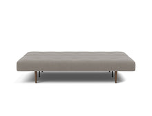 Load image into Gallery viewer, Recast Sleeper Sofa Dark Styletto bed front - 521 Mixed Dance Grey
