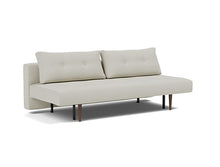 Load image into Gallery viewer, Recast Sleeper Sofa Dark Styletto sofa 3/4 - 527 Mixed Dance Natural