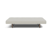 Load image into Gallery viewer, Recast Sleeper Sofa Dark Styletto bed front - 527 Mixed Dance Natural