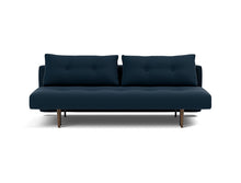 Load image into Gallery viewer, Recast Sleeper Sofa Dark Styletto sofa front - 528 Mixed Dance Blue