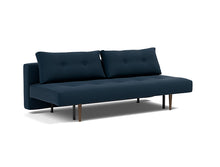 Load image into Gallery viewer, Recast Sleeper Sofa Dark Styletto sofa 3/4 - 528 Mixed Dance Blue