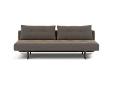 Load image into Gallery viewer, Recast Sleeper Sofa Dark Styletto sofa front - 530 Bouclé Taupe