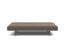 Load image into Gallery viewer, Recast Sleeper Sofa Dark Styletto bed front - 530 Bouclé Taupe