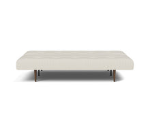 Load image into Gallery viewer, Recast Sleeper Sofa Dark Styletto bed front - 531 Bouclé Off White