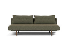 Load image into Gallery viewer, Recast Sleeper Sofa Dark Styletto sofa front - 535 Bouclé Forest Green