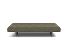 Load image into Gallery viewer, Recast Sleeper Sofa Dark Styletto bed front - 535 Bouclé Forest Green