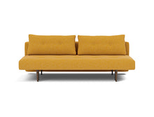 Load image into Gallery viewer, Recast Sleeper Sofa Dark Styletto sofa front - 536 Bouclé Ochre