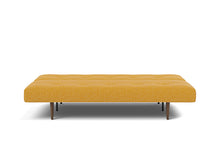 Load image into Gallery viewer, Recast Sleeper Sofa Dark Styletto bed front - 536 Bouclé Ochre