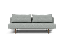 Load image into Gallery viewer, Recast Sleeper Sofa Dark Styletto sofa front - 538 Melange Light Grey