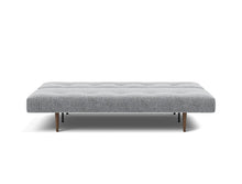 Load image into Gallery viewer, Recast Sleeper Sofa Dark Styletto bed front - 565 Twist Granite