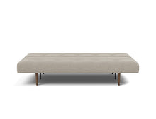 Load image into Gallery viewer, Recast Sleeper Sofa Dark Styletto bed front - 579 Kenya Gravel