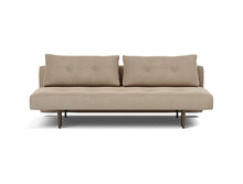 Load image into Gallery viewer, Recast Sleeper Sofa Dark Styletto sofa front - 587 Phobos Mocha