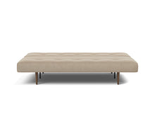 Load image into Gallery viewer, Recast Sleeper Sofa Dark Styletto bed front - 587 Phobos Mocha