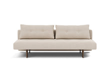Load image into Gallery viewer, Recast Sleeper Sofa Dark Styletto sofa front - 612 Blida Sand Grey