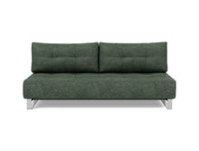 Load image into Gallery viewer, Supremax D.E.L. Sleeper Sofa front view - 281 Avella Pine Green
