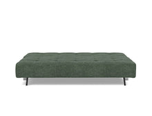 Load image into Gallery viewer, Supremax D.E.L. Sleeper Sofa 03 bed front - 281 Avella Pine Green