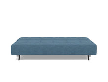 Load image into Gallery viewer, Supremax D.E.L. Sleeper Sofa 03 bed front - 302 Weda Blue