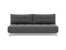 Load image into Gallery viewer, Supremax D.E.L. Sleeper Sofa front view - 350 Taura Deep Grey