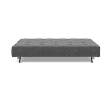 Load image into Gallery viewer, Supremax D.E.L. Sleeper Sofa 03 bed front - 350 Taura Deep Grey