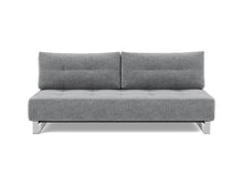 Load image into Gallery viewer, Supremax D.E.L. Sleeper Sofa front view - 351 Taura Slate Grey