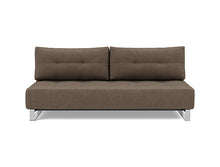 Load image into Gallery viewer, Supremax D.E.L. Sleeper Sofa front view - 411 Esina Cedar Brown