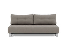 Load image into Gallery viewer, Supremax D.E.L. Sleeper Sofa front view - 521 Mixed Dance Grey