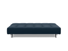 Load image into Gallery viewer, Supremax D.E.L. Sleeper Sofa 03 bed front - 528 Mixed Dance Blue
