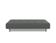 Load image into Gallery viewer, Supremax D.E.L. Sleeper Sofa 03 bed front - 529 Bouclé Charcoal