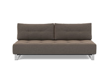 Load image into Gallery viewer, Supremax D.E.L. Sleeper Sofa front view - 530 Bouclé Taupe