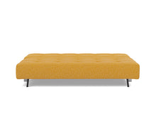 Load image into Gallery viewer, Supremax D.E.L. Sleeper Sofa 03 bed front - 536 Bouclé Ochre