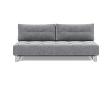 Load image into Gallery viewer, Supremax D.E.L. Sleeper Sofa front view - 565 Twist Granite