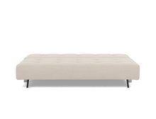 Load image into Gallery viewer, Supremax D.E.L. Sleeper Sofa 03 bed front - 612 Blida Sand Grey