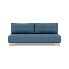Load image into Gallery viewer, Supremax D.E.L. Sleeper Sofa front view - 302 Weda Blue
