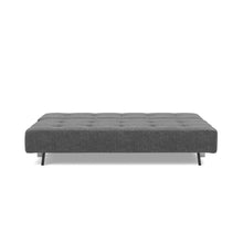 Load image into Gallery viewer, Supremax D.E.L. Sleeper Sofa 03 bed front - 350 Taura Deep Grey