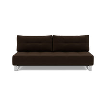 Load image into Gallery viewer, Supremax D.E.L. Sleeper Sofa front view - 358 Taura Chocco