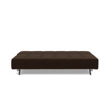 Load image into Gallery viewer, Supremax D.E.L. Sleeper Sofa 03 bed front - 358 Taura Chocco