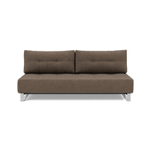 Load image into Gallery viewer, Supremax D.E.L. Sleeper Sofa front view - 411 Esina Cedar Brown