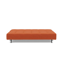 Load image into Gallery viewer, Supremax D.E.L. Sleeper Sofa 03 bed front - 412 Esina Rust Orange