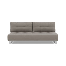 Load image into Gallery viewer, Supremax D.E.L. Sleeper Sofa front view - 521 Mixed Dance Grey