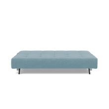 Load image into Gallery viewer, Supremax D.E.L. Sleeper Sofa 03 bed front - 525 Mixed Dance Light Blue