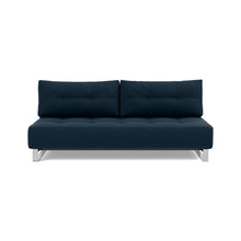 Load image into Gallery viewer, Supremax D.E.L. Sleeper Sofa front view - 528 Mixed Dance Blue
