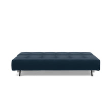 Load image into Gallery viewer, Supremax D.E.L. Sleeper Sofa 03 bed front - 528 Mixed Dance Blue