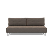 Load image into Gallery viewer, Supremax D.E.L. Sleeper Sofa front view - 530 Bouclé Taupe