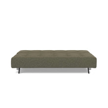 Load image into Gallery viewer, Supremax D.E.L. Sleeper Sofa 03 bed front - 535 Bouclé Forest Green