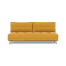 Load image into Gallery viewer, Supremax D.E.L. Sleeper Sofa front view - 536 Bouclé Ochre
