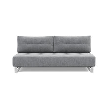 Load image into Gallery viewer, Supremax D.E.L. Sleeper Sofa front view - 565 Twist Granite