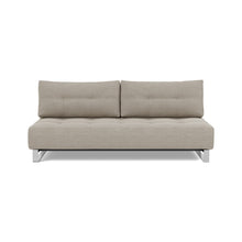 Load image into Gallery viewer, Supremax D.E.L. Sleeper Sofa front view - 579 Kenya Gravel